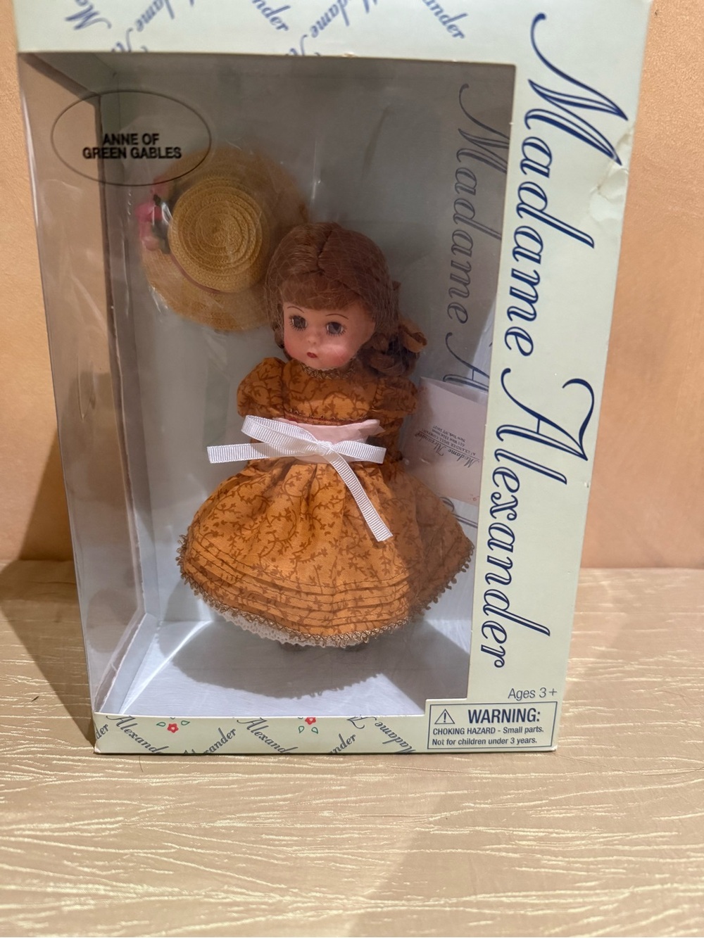 Madame Alexander Yellow-Orange Dress Anne of Green Gables Doll